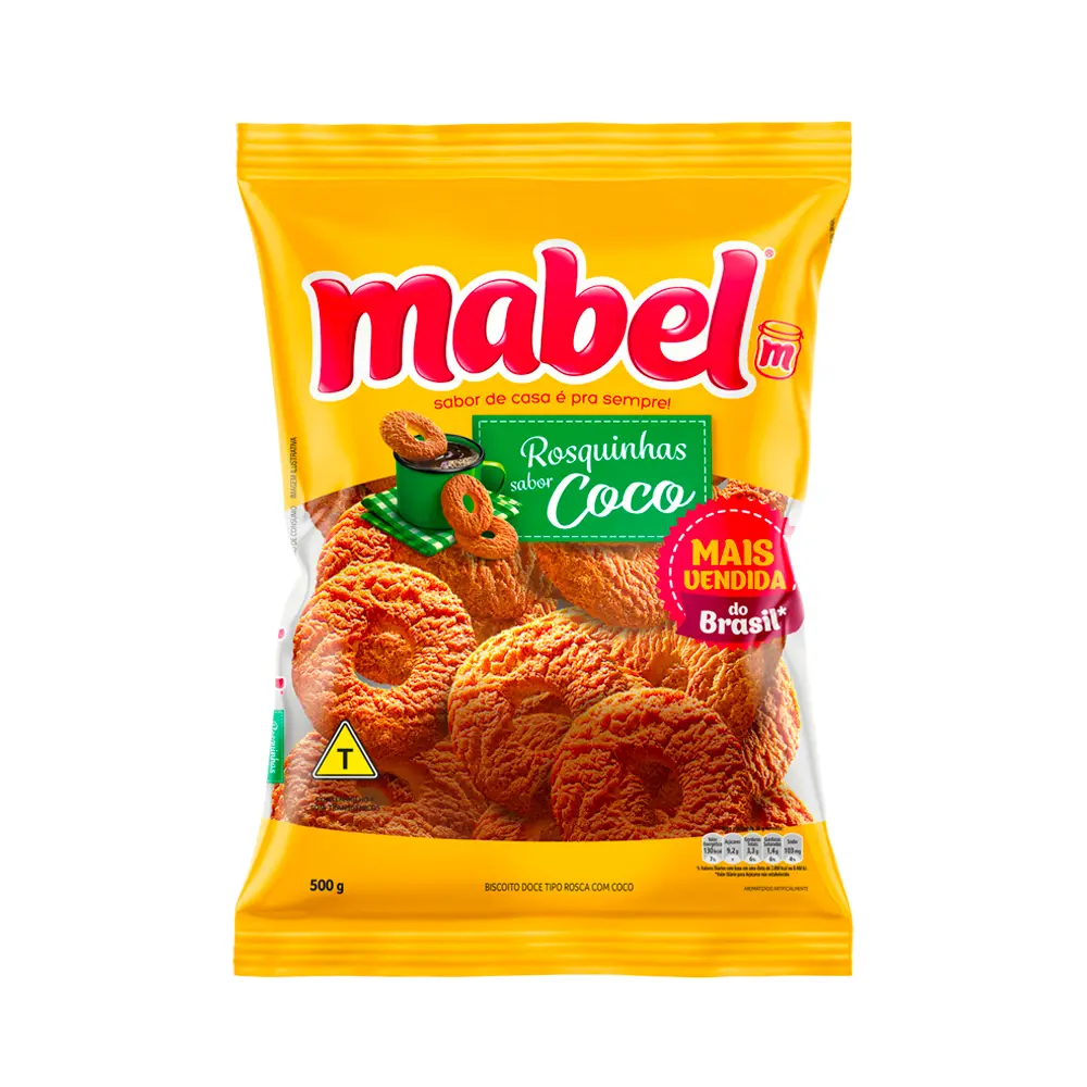 Galletas con sabor a coco MABEL VIZHOJA (500g)