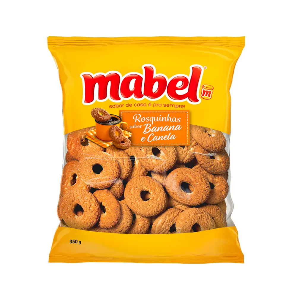 Galletas de rosquilla con sabor a plátano y canela Mabel Vizhoja (300g)