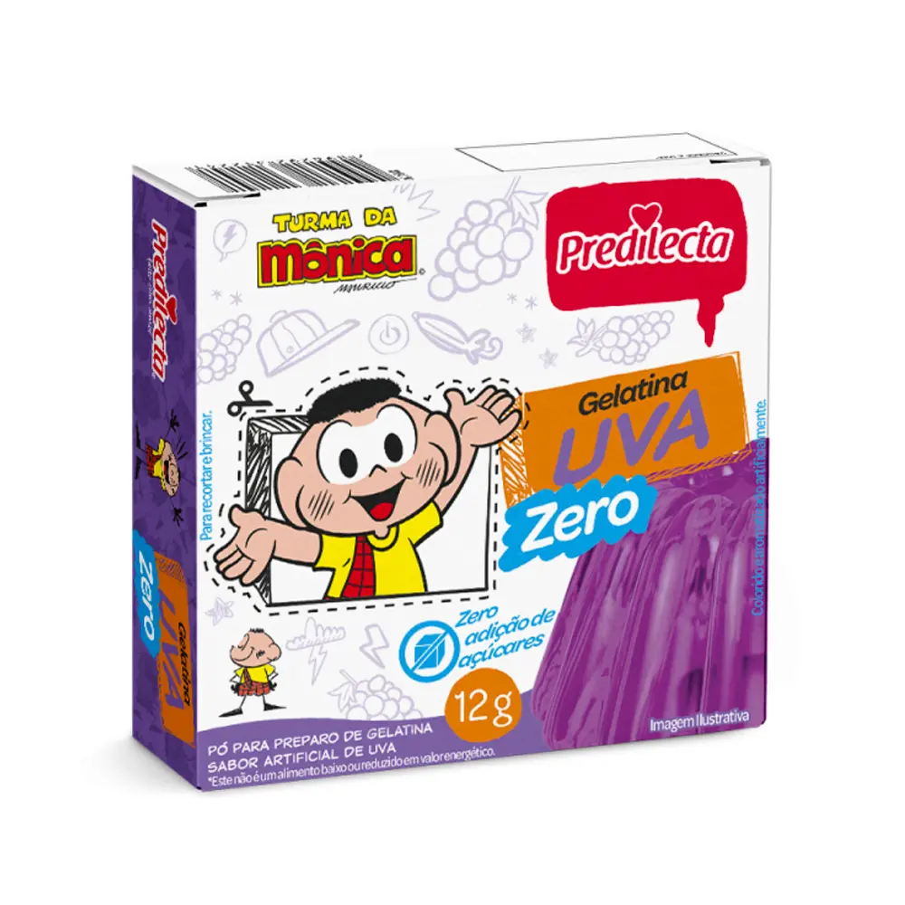 Gelatina de uva sin azúcar PREDILECTA (12g)