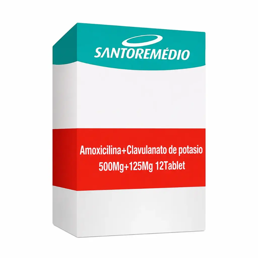 Amoxicilina+Clavulanato de potasio (500Mg+125Mg - 12 cápsulas)